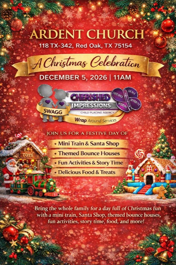 Church Christmas celebration flyer