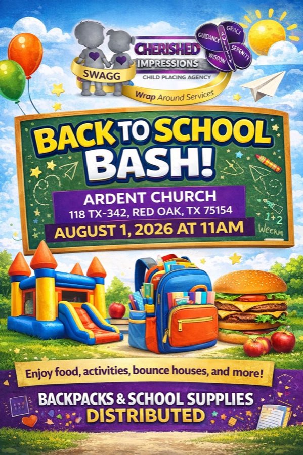 Back to School Bash flyer